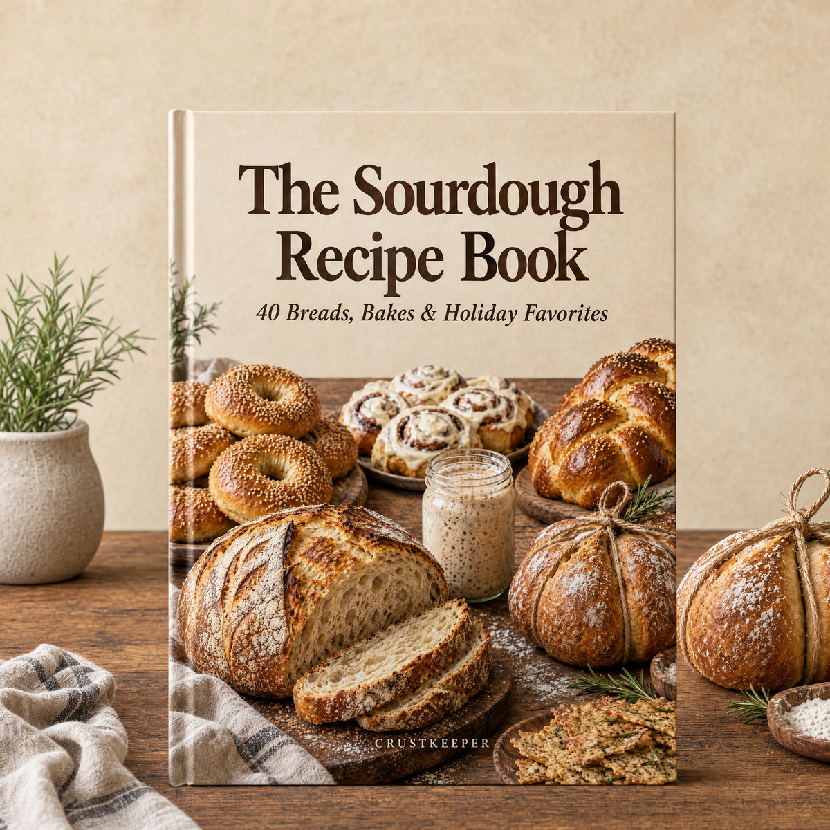 The Sourdough Recipe Book: 40 Breads, Bakes & Holiday Favorites (Digital Download)